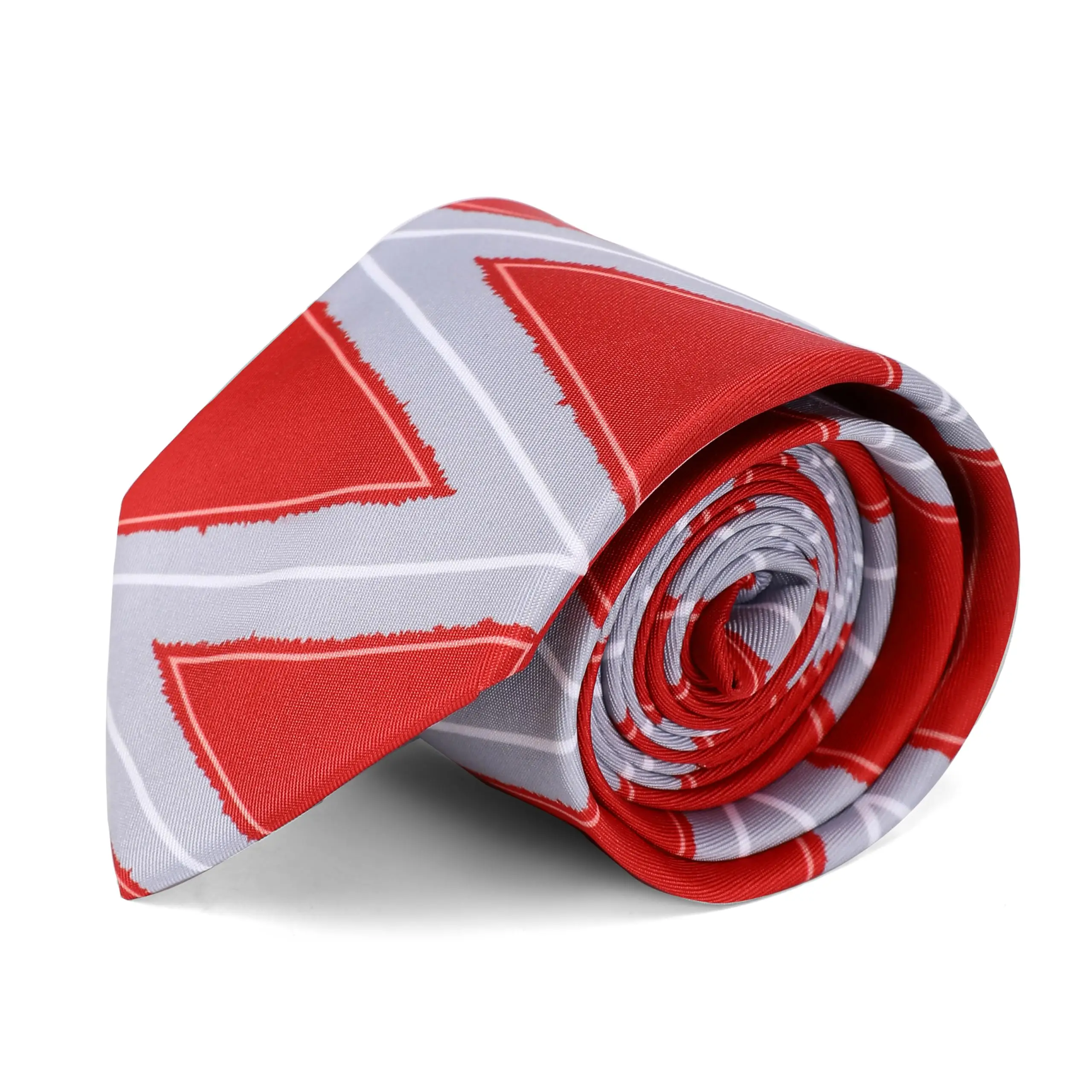 Red Emotion Character Anger Red Striped Tie Anime Cosplay Halloween Party Costume Prop