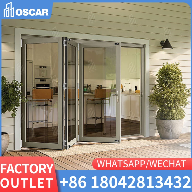 Latest customized tempered glass extremely narrow aluminum alloy framed casement swing doors for toilet