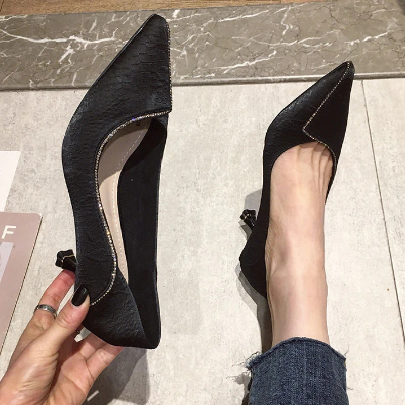 

Pointed Toe High Heel Ladies Pumps Office Women's Shoes Stylish 2025 Trend Chic Point Quick Delivery Y2k On Promotion Footwear