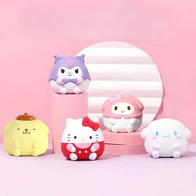 Sanrio Hello Kitty Stress Relieving Toys Cute Cartoon Anime Kuromi My Melody Children Toys Bathroom Supplies Holiday Gifts