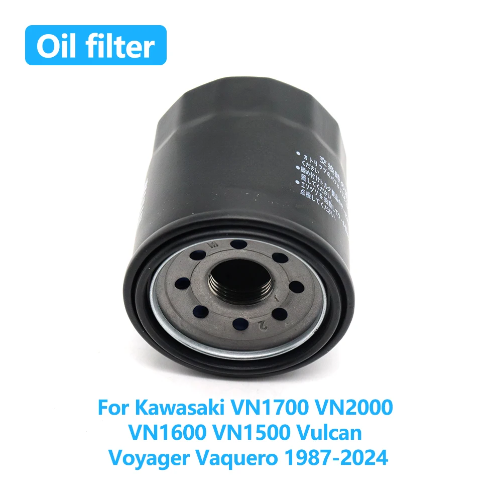 For Kawasaki VN1700 VN2000 VN1600 VN1500 Vulcan Voyager Vaquero VN 2000 1700 1600 Motorcycle Engine Oil Filter Clean Replacement