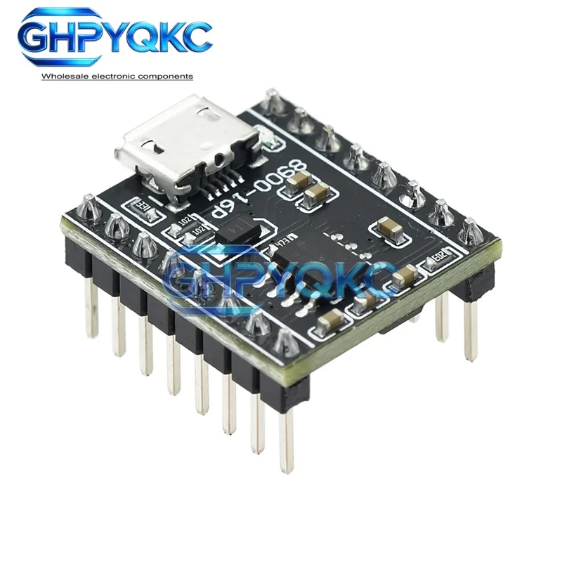 GHPYQKC JQ8900-16P voice broadcast module customized music intelligent voice broadcast USB serial port MP3 recognition module