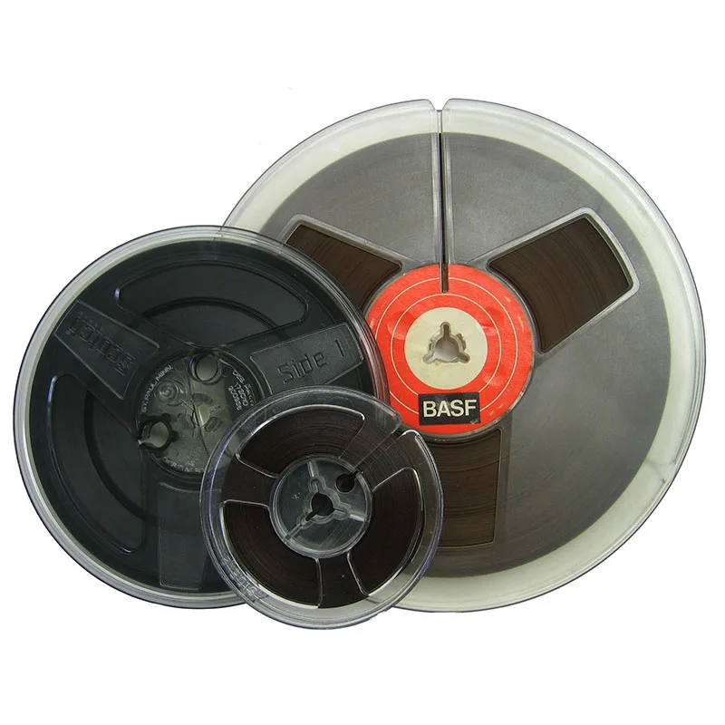 

Custom 6.3mm audio recorder magnetic tape spool nab adapter width Audio tape with PVC 10 inch hub reel to reel tape