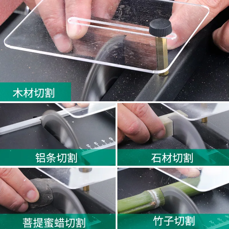 Household Mini Desktop Small Table Saw Cutting Machine Woodworking Model Saw Chainsaw Small Belt Grinder Knife Sharpening