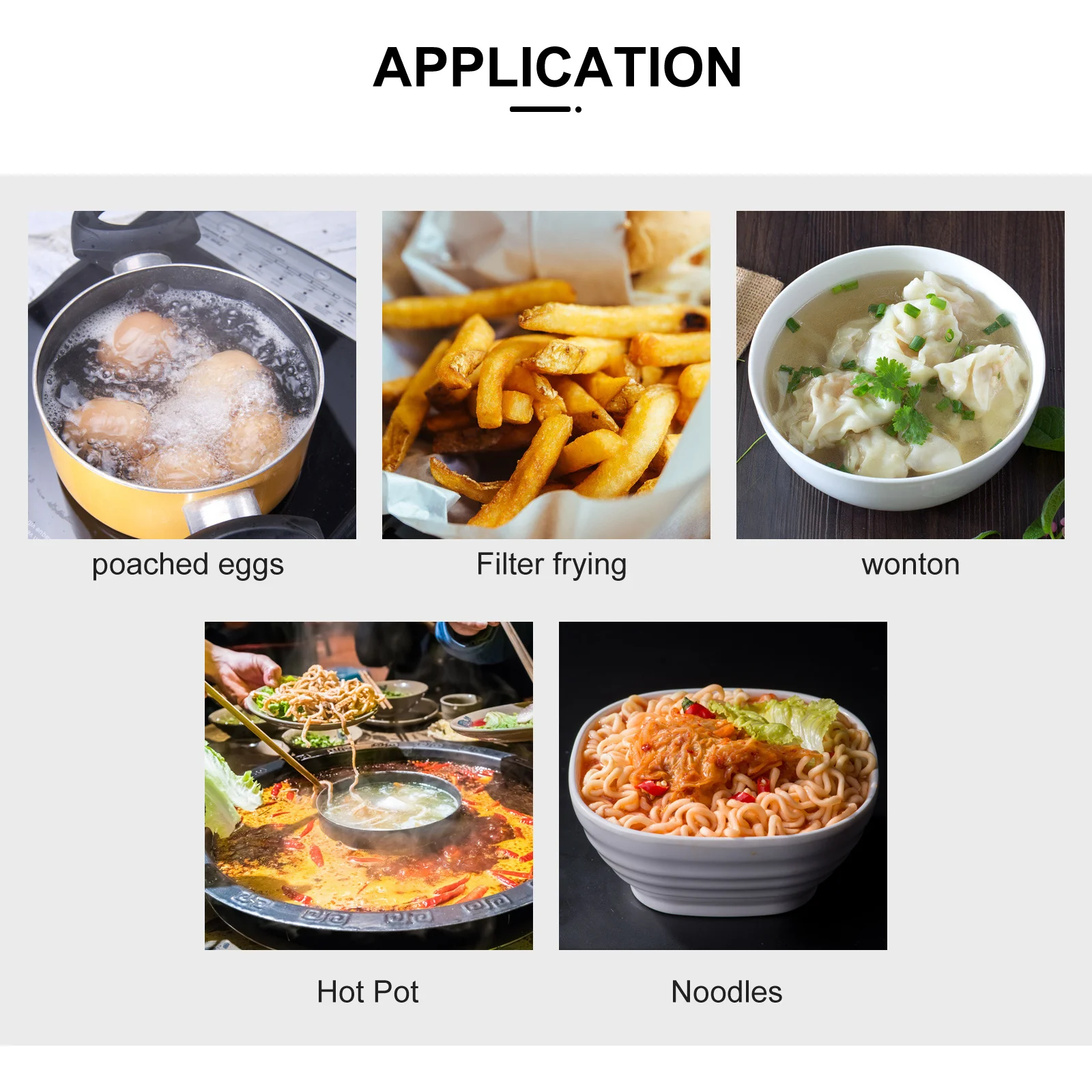 

Stainless Steel Deep Fry Basket Wire Mesh Long Handle Removable Large Capacity Fruit Basket Cooking Tool Frying