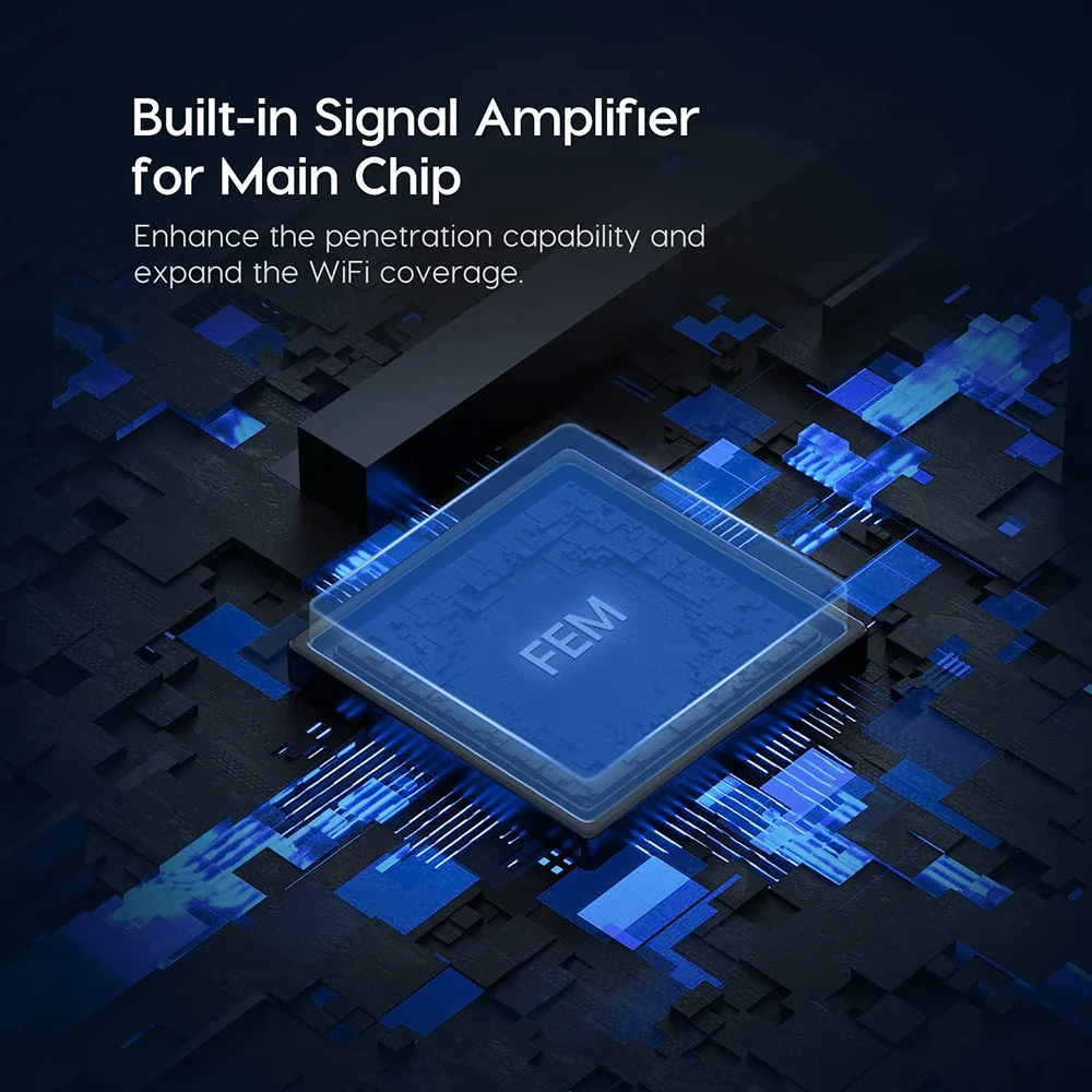 Tenda Router AX1500 WiFi 6 2,4/5GHz puerto Gigabit de doble banda funciona con aplicación doméstica Cable de red extensor Wifi AP 4x6dBi antena WPA3