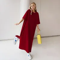 Short Sleeve Women's Summer Dress Amazon Europe Station Cross-border T-shirt Dress Wholesale Women's Clothing Fashion