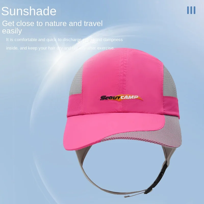 Cap Summer Beach Surfing Hat Men Women Outdoor Breathable UPF50+ Baseball Cap Seaside Sunscreen Hat splash-proof Sun Hat