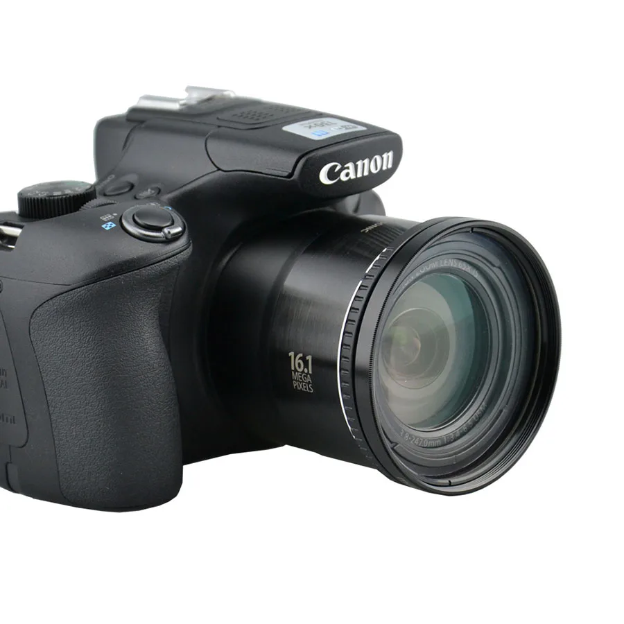 เลนส์กล้องถ่ายรูปอะแดปเตอร์แหวน SX50 67มม.สำหรับ Canon PowerShot SX540 SX530 SX520 SX70 SX60 SX50 SX40 SX30 Mount เลนส์ฮูด67มม.