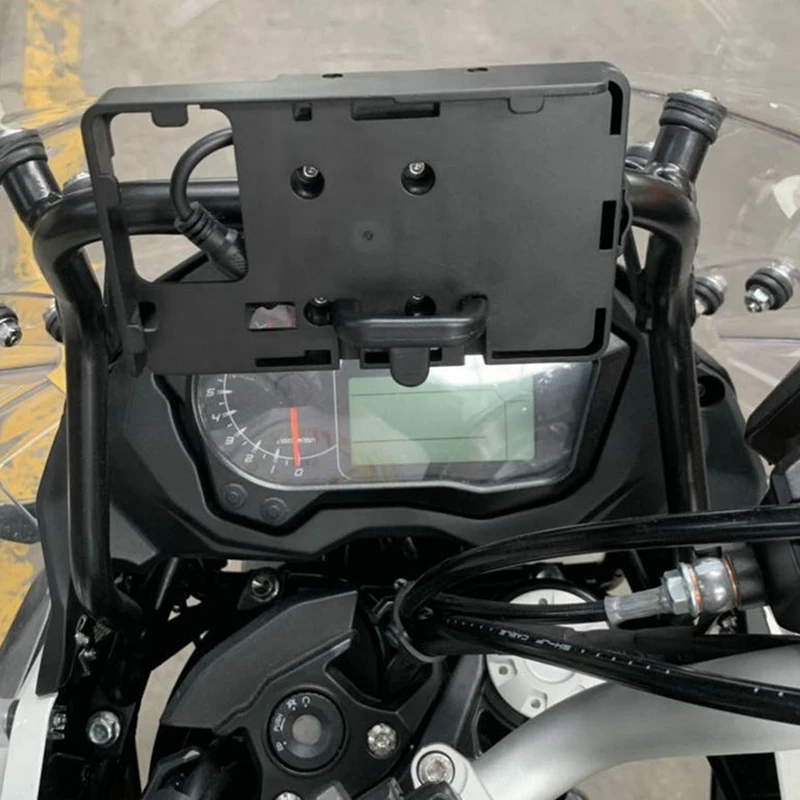 Motorcycle Accessories Stand Holder Phone Mobile Phone GPS Plate Bracket Fit BENELLI TRK502 TRK502X 2017-On