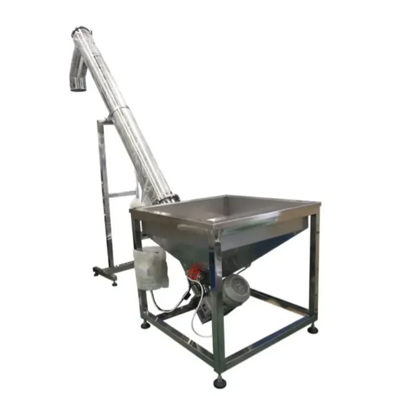 Stainless Steel Durable Pet Food Screw Conveyor Animal Feed Pellet Inclined Auger Feeder for Fertilizer