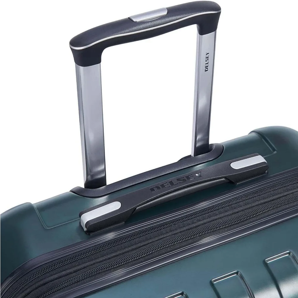 طقم أمتعة دوارة قابلة للتوسيع مكون من 3 قطع، أزرق مخضر، 21/24/28 بوصة، جوانب صلبة مع تقنية الهيليوم للسفر خفيف الوزن