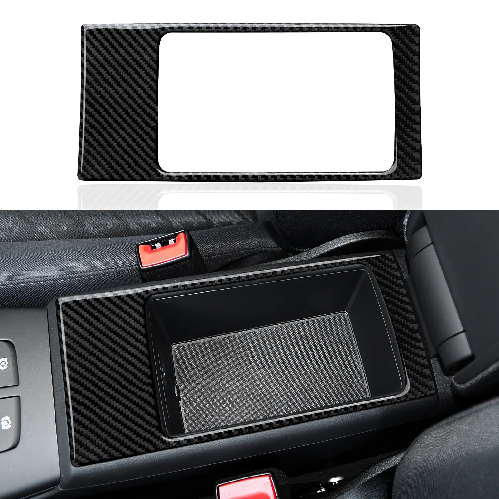 

For Audi A3 S3 RS3 8V (2013-2020) Carbon Fiber Interior Sticker Center Console Armrest Box Panel Cover Car Trim Accessories
