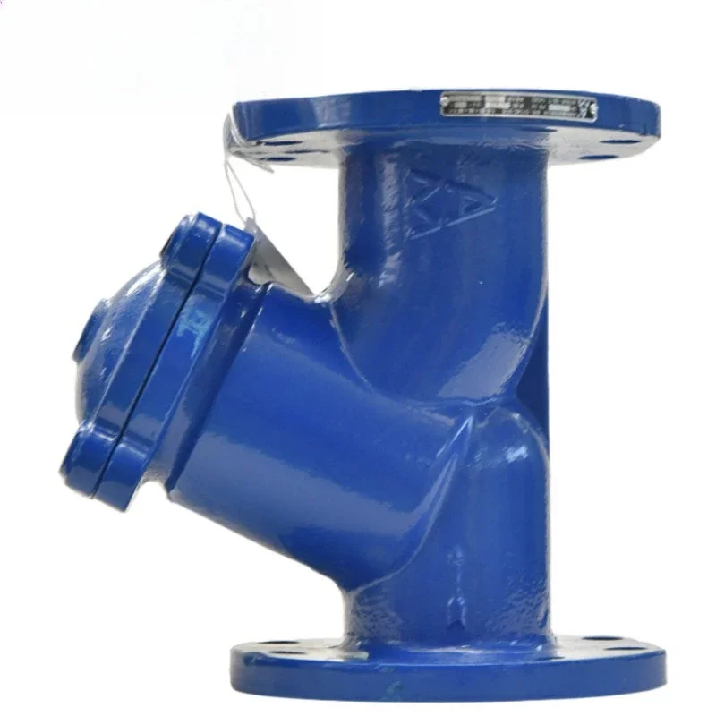 مرشح SY14C-16 شفة من الحديد الزهر Y-نوع صمام مياه الصرف الصحي DN50-DN600