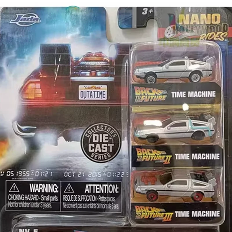 Jada Back to the Future Alloy Simulation Car Model Static Collection Decoratede Holiday Gifts Toys Souvenir Gift - view 4