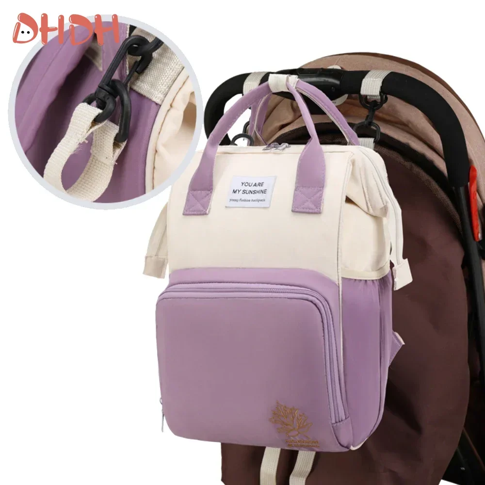 

Nappy Backpack Bag Mummy Large Capacity Bag Mom Baby Multi-Function Waterproof Outdoor Travel Diaper Bags for Baby Care
