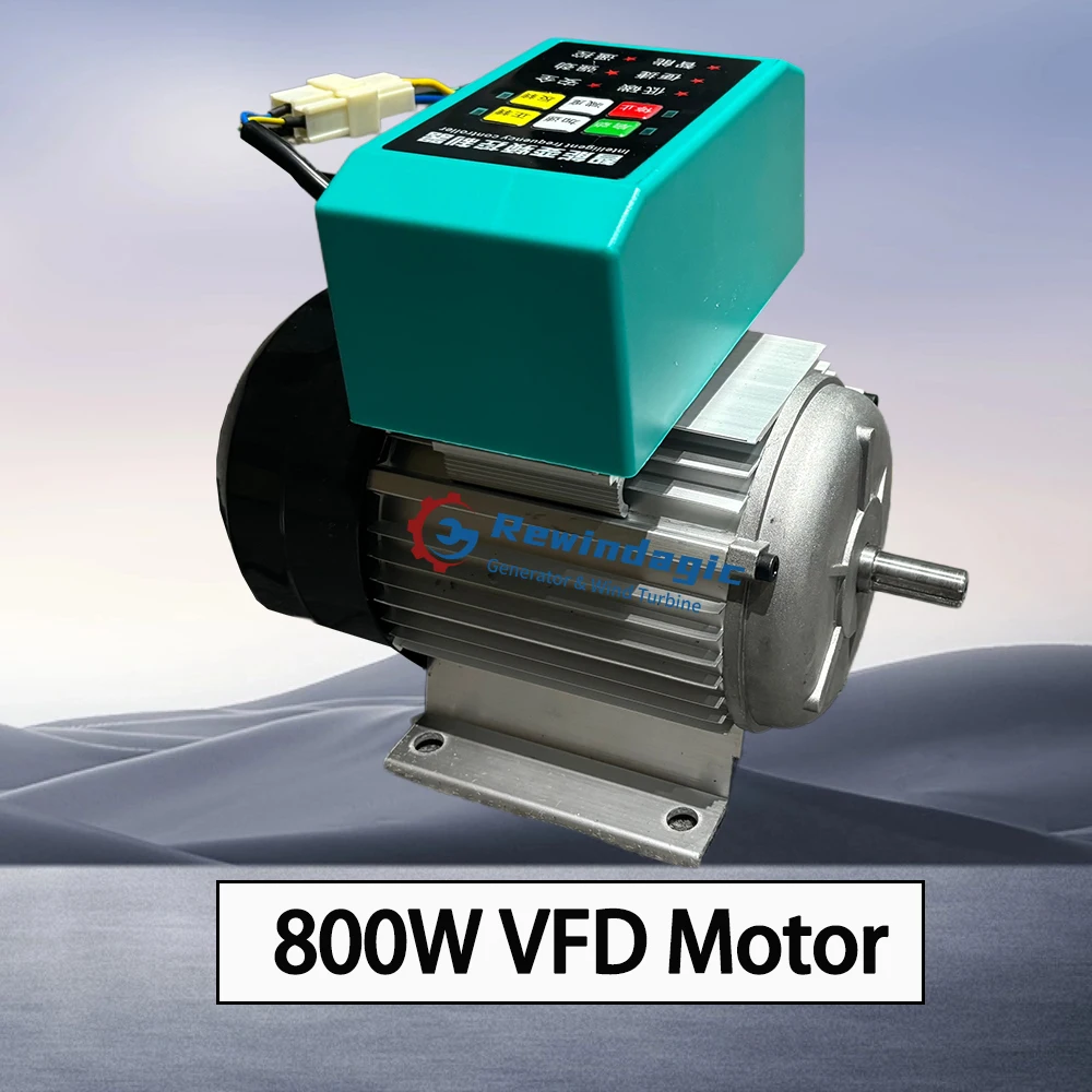 Fabriek 30KW 20KW 3 Fase AC 380V 220V Permanente Magneet Generator Met 300 RPM-3500 RPM Variabele Frequentie Drive VFD Motor DIY