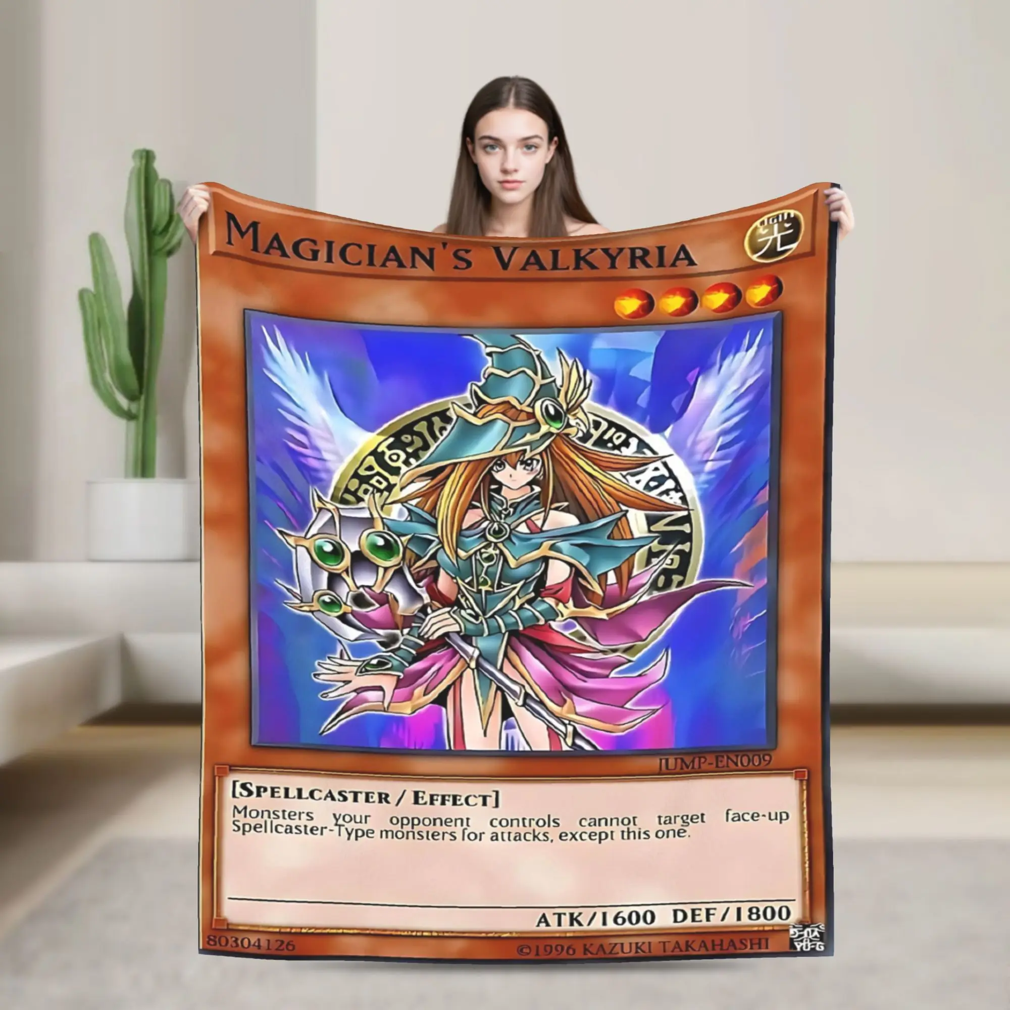 Yu-Gi-Oh Magician's Valkyria  Printed Blanket For Men Women Cozy Soft  Throw Blankets