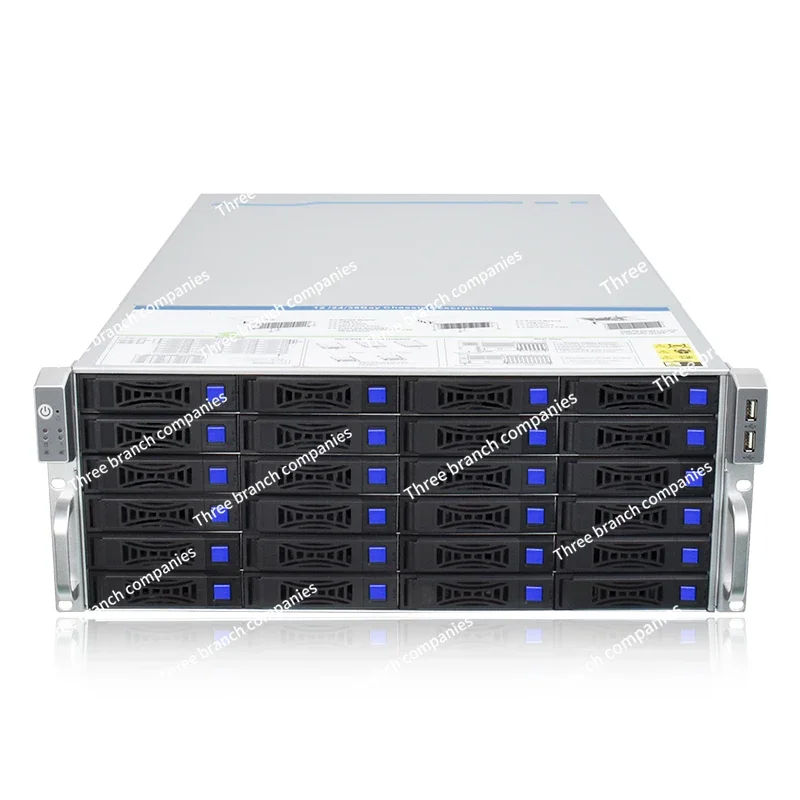 4U12/24-bit Hot-swappable NAS Multi-hard Disk Cloud Data IPFS Storage Network Server Host Box AIO