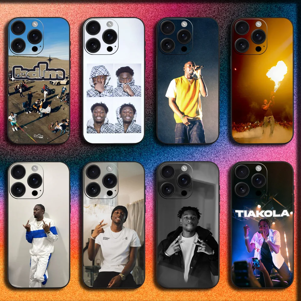 

Rapper T-Tiakola BDLM Phone Case For iPhone 16,15,14,13,12,11,Pro,XS,Max,XR,Plus,E,Mini Soft Black Cover