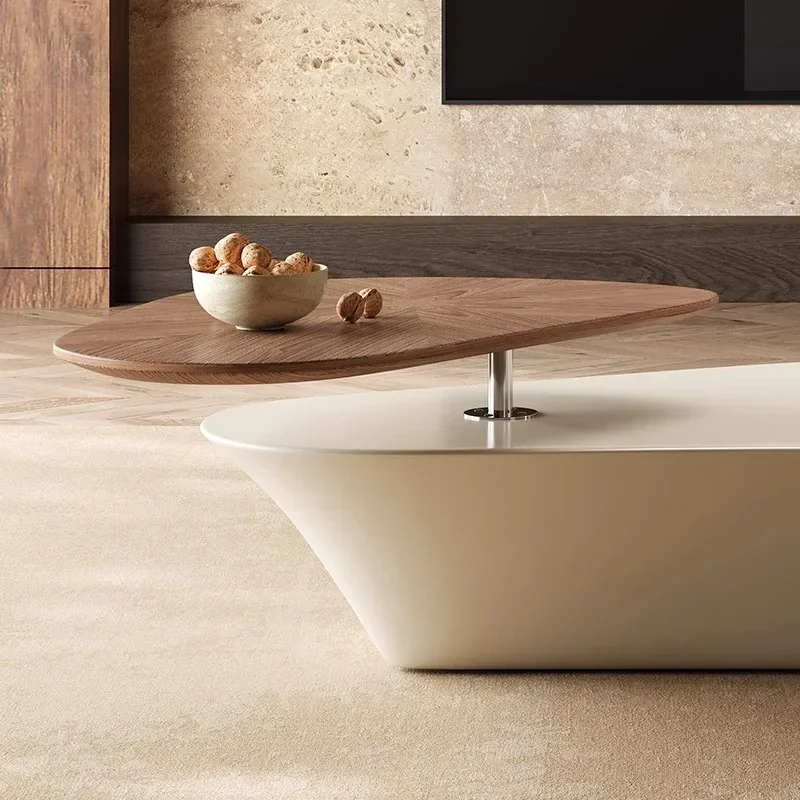 Cream style, coffee table heterosexual rotatable high-end key customer living room home designer villa high-end furniture