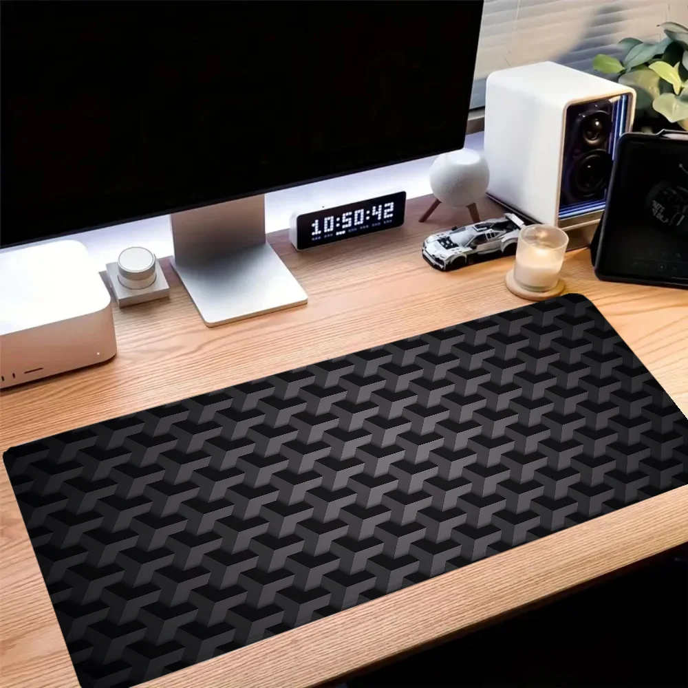 Texture Pattern Mousepad Anime Desk Pad Gaming Accessories Gamer Keyboard Pc Setup Accessories Xxl Mouse Pad Extended Offices