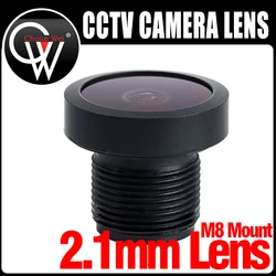 5MP HD 2.1MM M8 Lens 1/3 Inch F2.2 with 650nm IR Filter lens for CCTV Security Camera Wide Angle 151 Degree