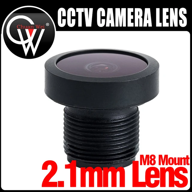 Obiektyw 5MP HD 2,1 mm M8 1/3 cala F2,2 z filtrem podczerwieni 650 nm do kamery bezpieczeństwa CCTV Szeroki kąt 151 stopni