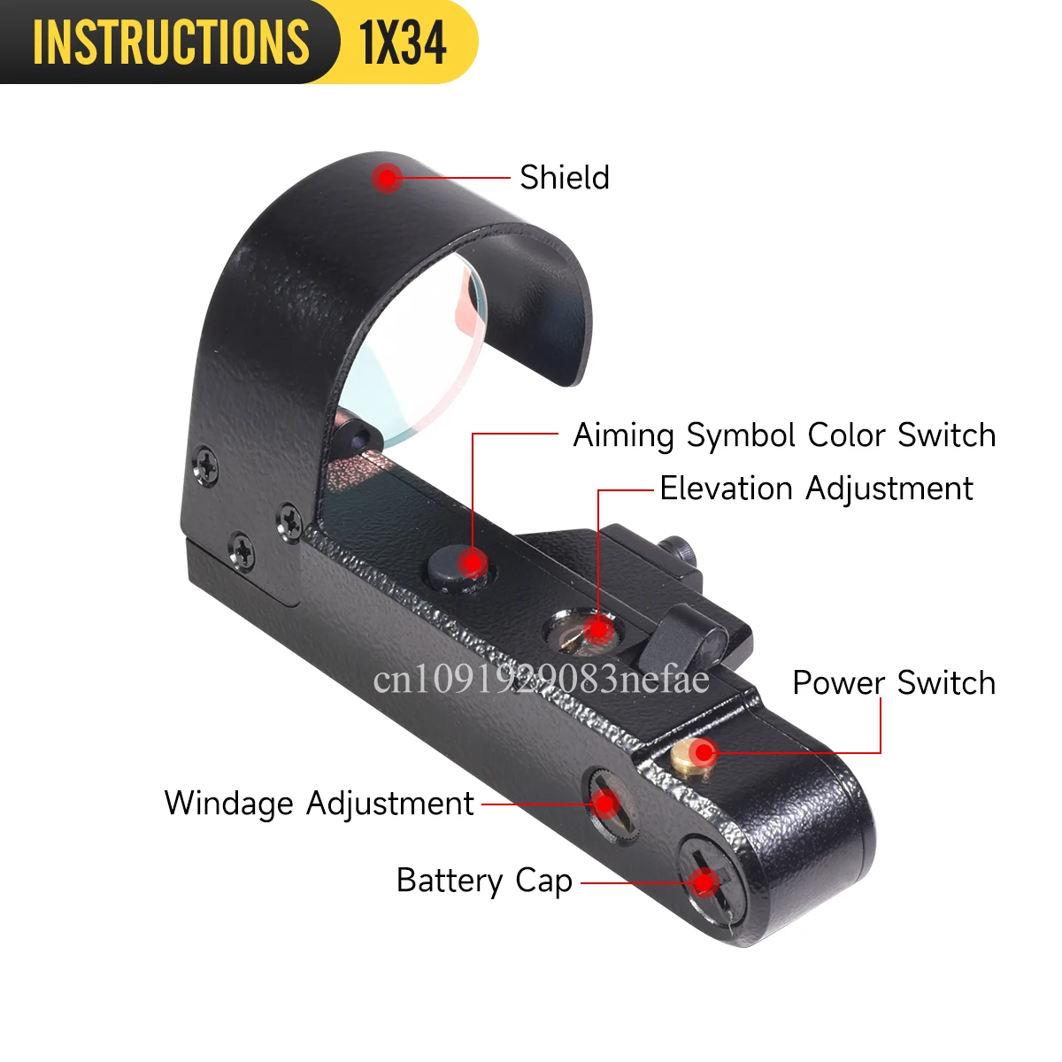 OKP-7 SVD 1x34 Reflex Sight Tactical Hunting Scope ОКП-7 Red Green Dot/Arrow Version Optic Fits 20mm Rail 22LR.5.56 .308 Etc