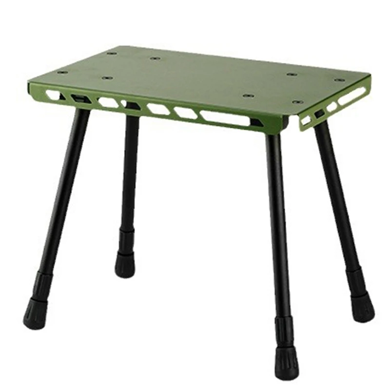 1Pcs Outdoor Mini Folding Table Camping Tea Table Aluminum Alloy Folding Chair Portable Small Stool