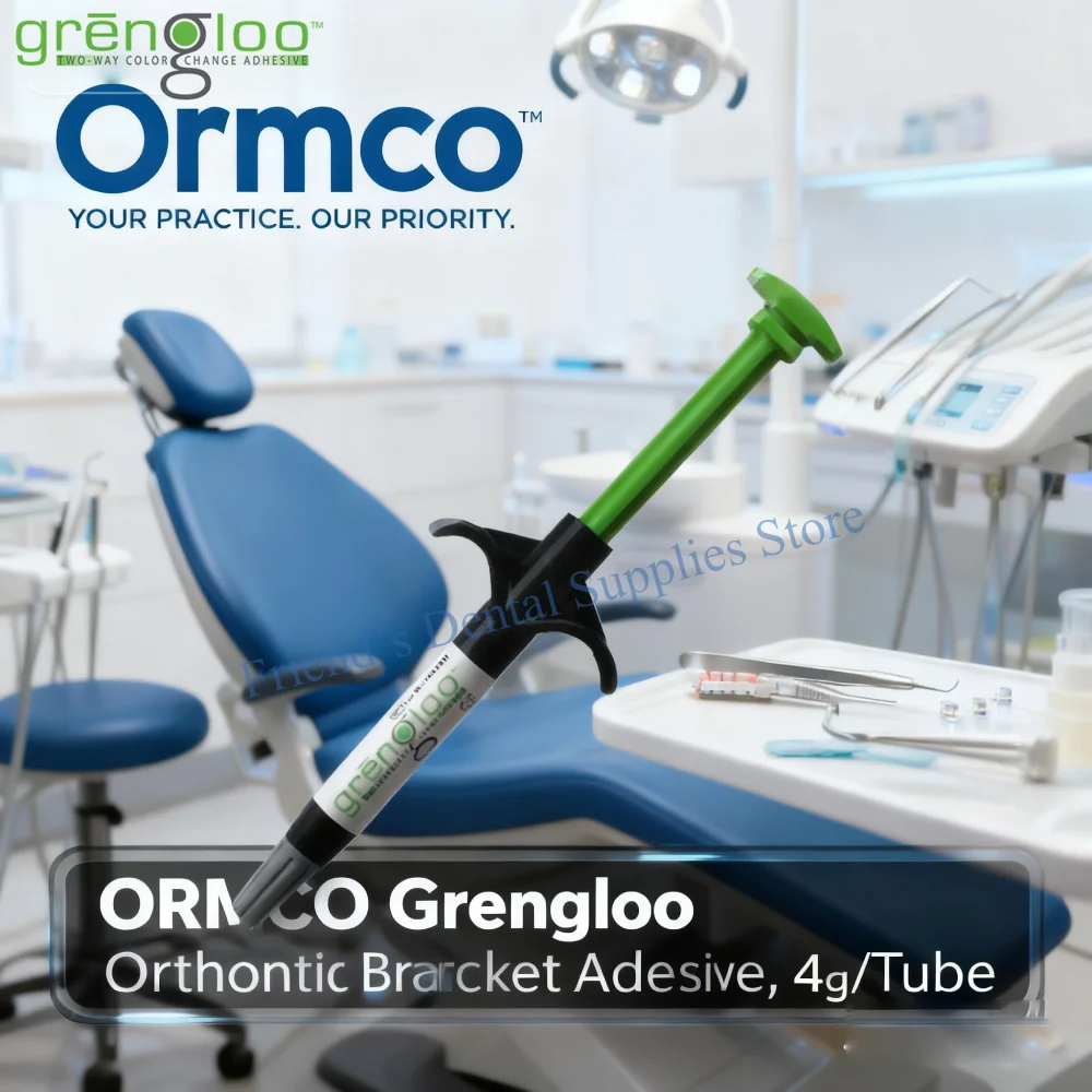 

‌ORMCO Grengloo Light-Curing Orthodontic Adhesive (4g/tube) – Bracket Bonding Solution with Enhanced Impact Resistance