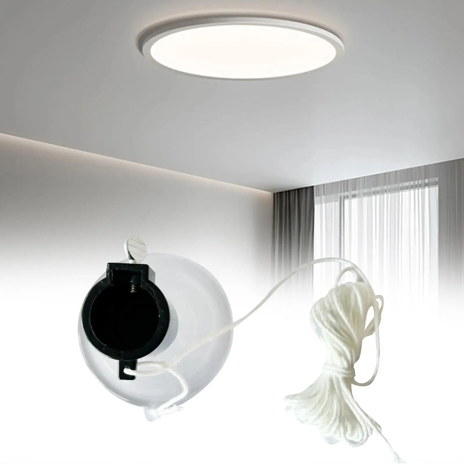 

Led Ceiling Lamp Bulb Remover Tool Plastic Suction Cup for High Ceiling Lighting Rooms