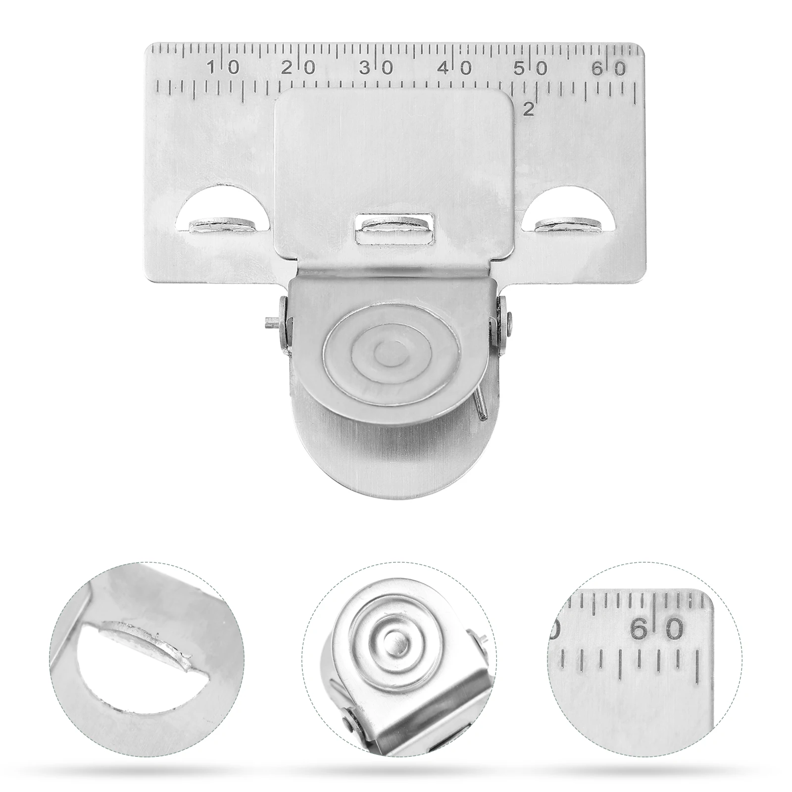 

Stainless Steel Measuring Fixture Tape Clip Metal Measure Holder Lightweight Compact Anti Rust High Strength Spring Design Easy