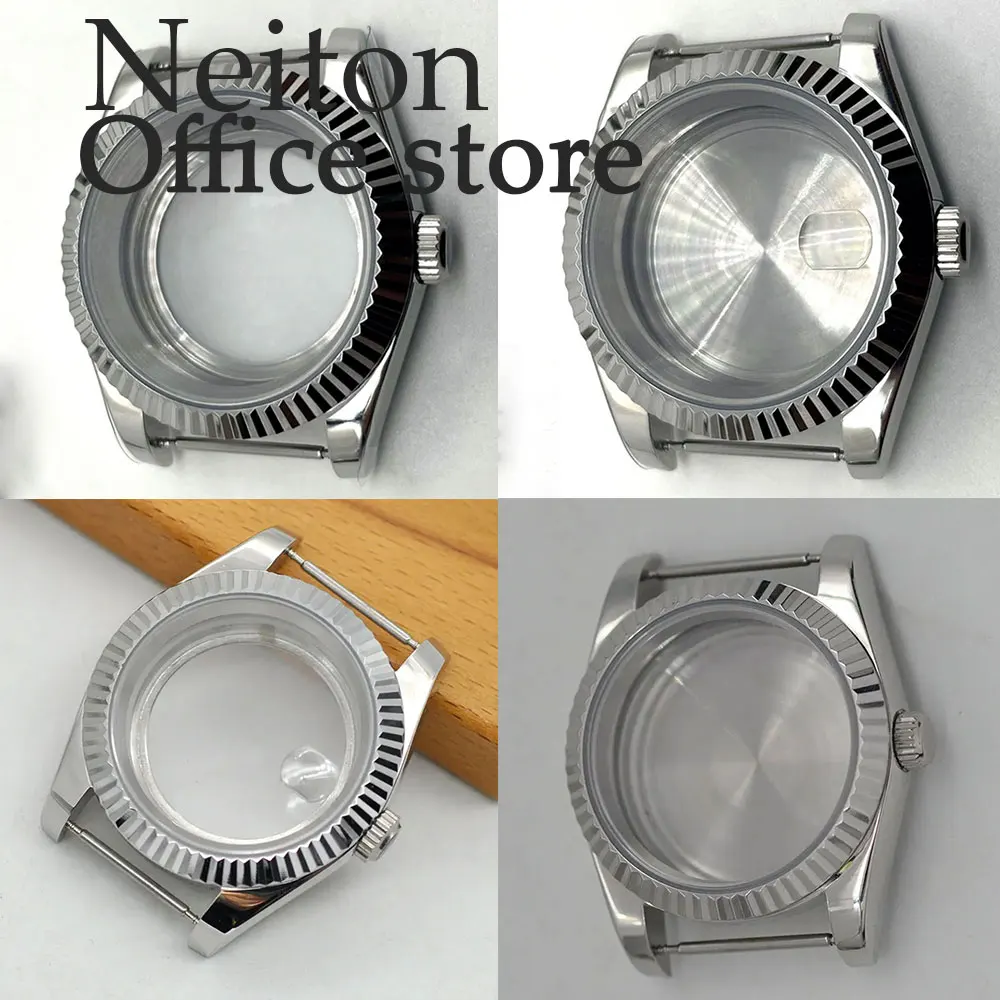 

NEITON 36mm/39mm sapphire glass watch case fit NH35 NH36 ETA2824 2836 Mingzhu DG2813 3804 Miyota 8205 8215 PT5000 movement