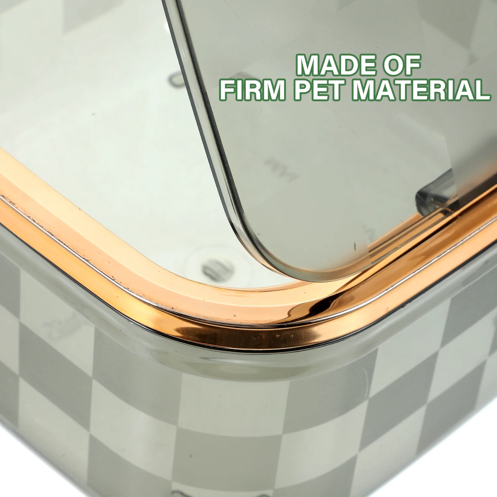 

Mini Trash Can 500Ml Desktop Garbage Bin For Makeup Table Bedroom Bathroom Small Wastebasket Portable Office Desk