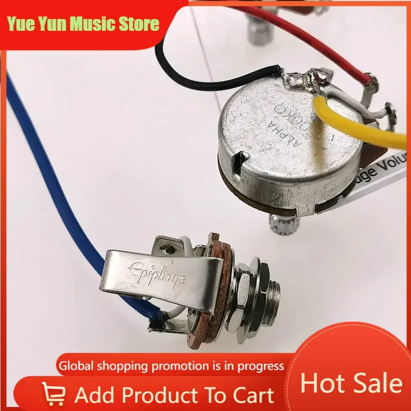 

Electric Guitar Humbucker Pickup Zebra Standard Original with Wiring Harness Made in Korea