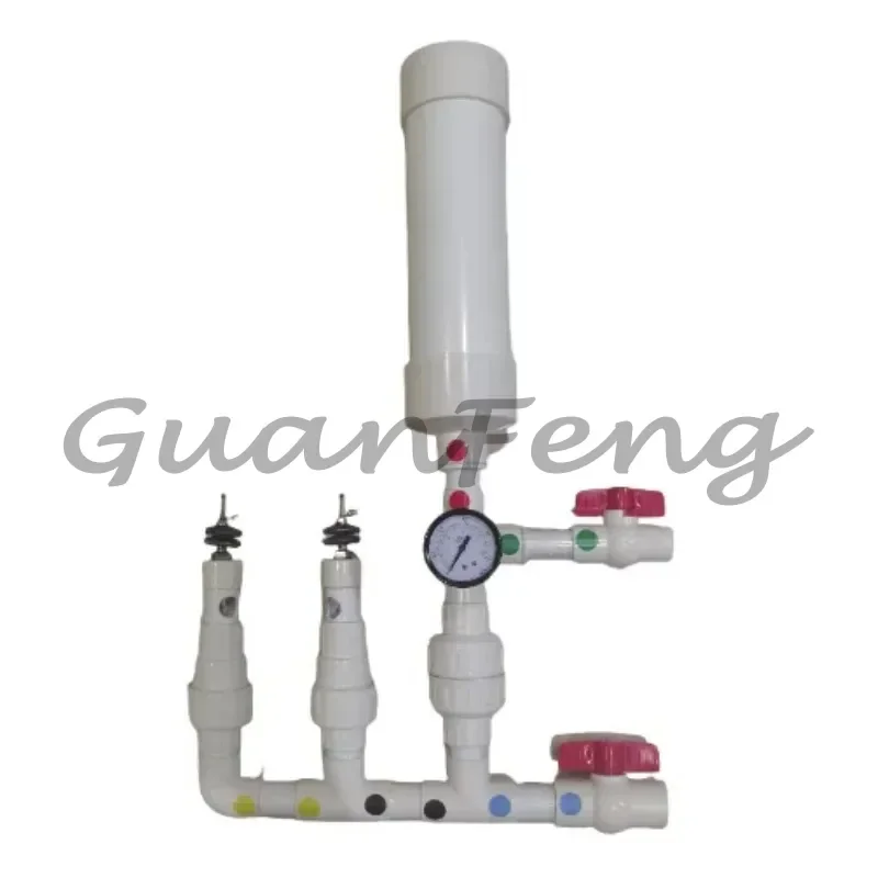 Self Water Lifting Manual Irrigation Water Hammer Pump, Fuel Free PVC Pump for Farm Field Water Delivery