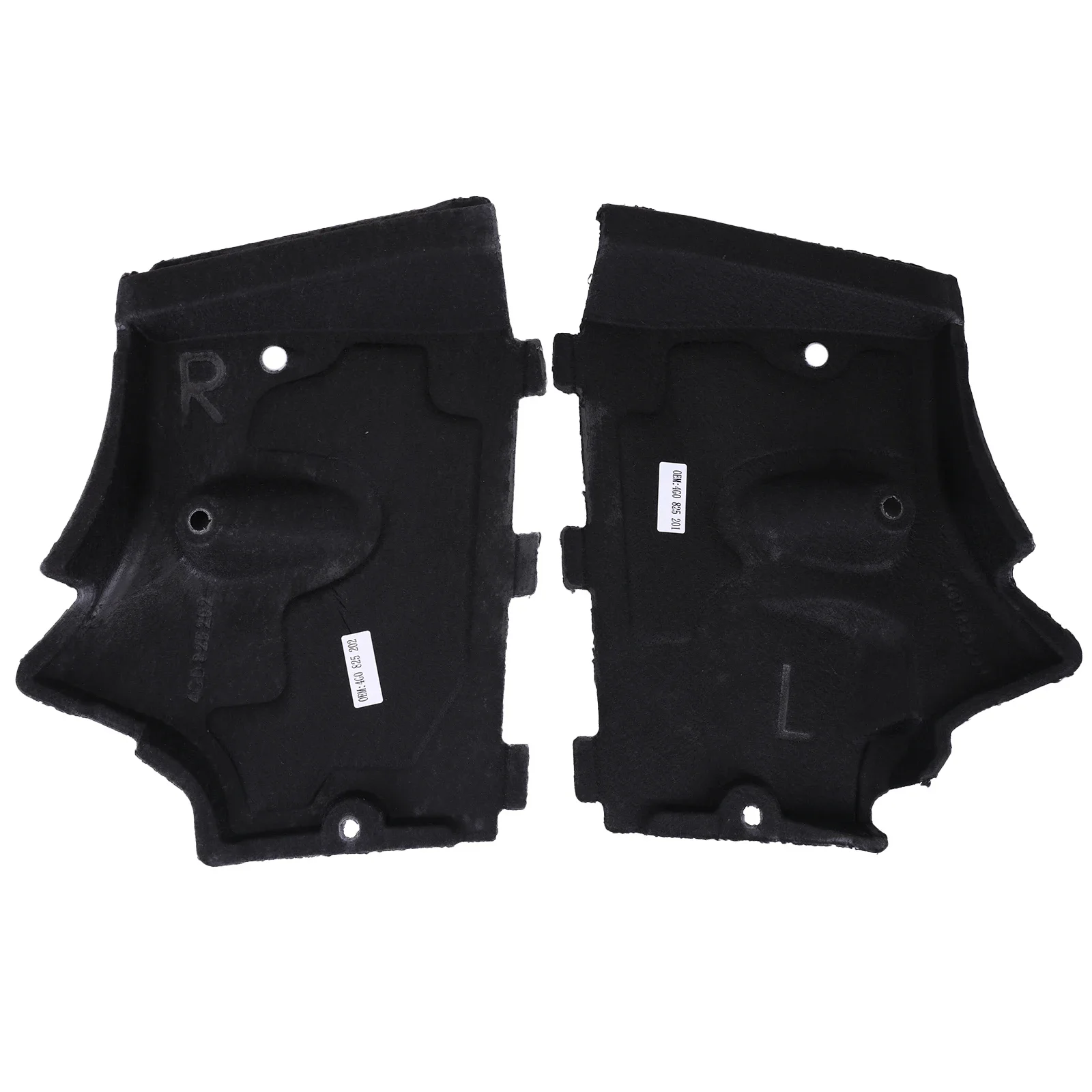 

Applicable for Audi A6 S6 C7 A7 2011-2017 splash guard 4G0825202A, 4G0825201B