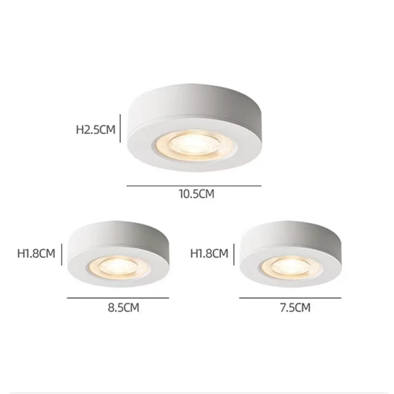 Led Light Ultra Dunne Plafond Licht Oppervlak Gemonteerde Plafondlamp Home Decor Gangpad Boekenkast Downlight Onder Kast Licht