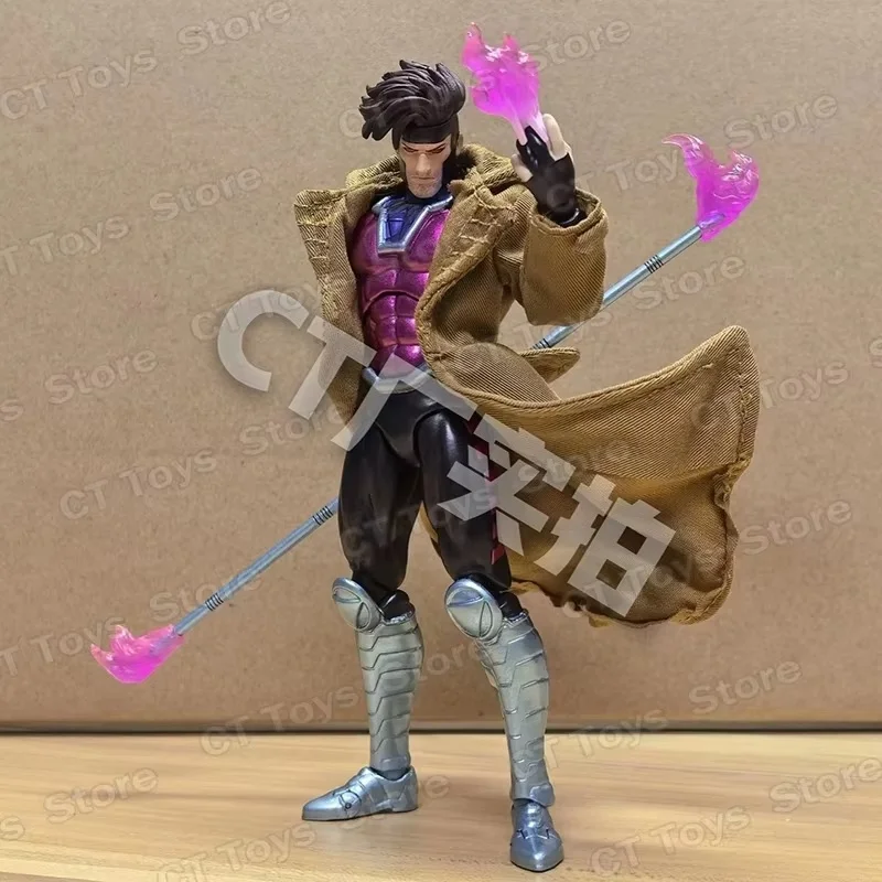 Figurka akcji Gambit w stylu Marvel Comics Mafex131, ruchoma, manga, model kolekcjonerski, prezent urodzinowy dla fanów X-Men