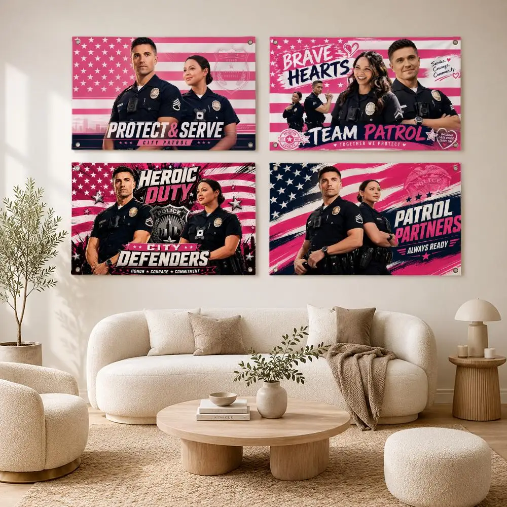 TV Series The Rookie Flags flag For Decoration Outdoor Picnic Hanging Home Camping Party Banner