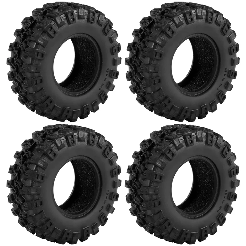 

A63T-4PCS 52X17 мм 1,0 дюйма мягкие резиновые колеса шины для 1/24 RC гусеничного автомобиля осевой SCX24 90081 AXI00002 обновленные детали