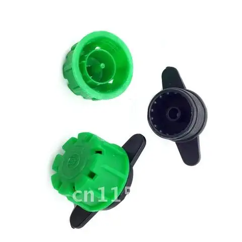 Fitting Agricultural Watering System 20 Pcs Adjustable Green Dripper Nozzle 8-hole Garden Sprinkler Irrigation