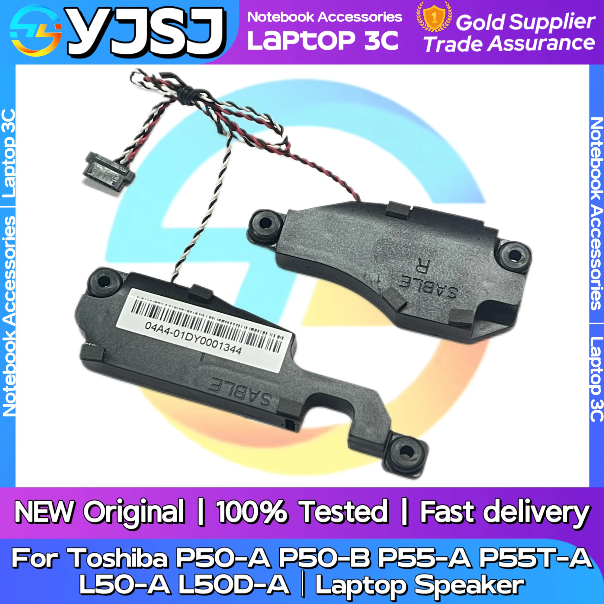 New Original Laptop Speaker for TOSHIBA P55 P55-A S55 S55T S55T-A P55T P55T-A P50-A P50-B L50D-A L55 P55-B speaker horn audio