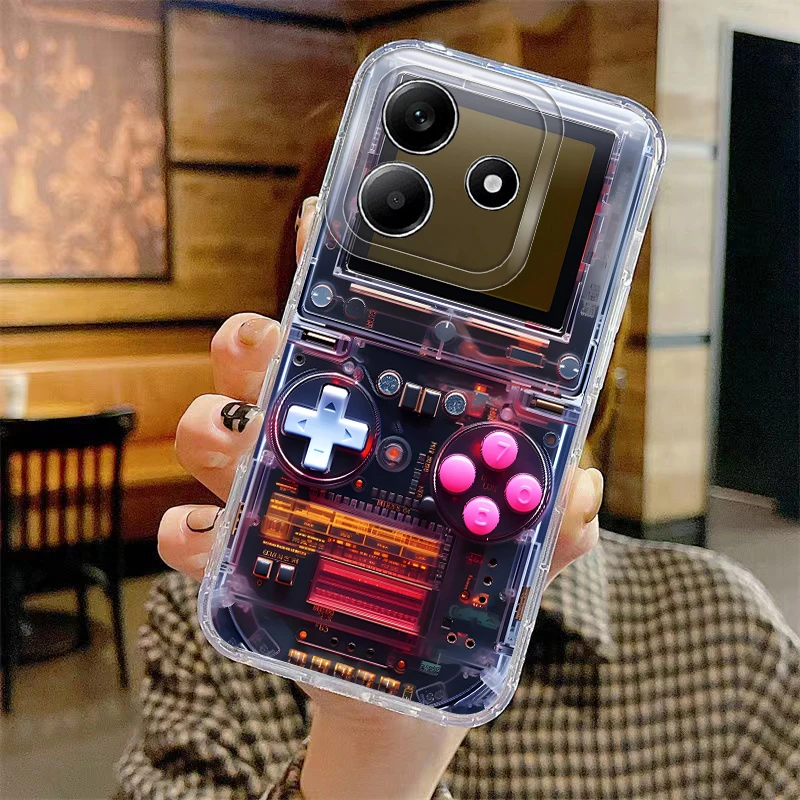 เคสโทรศัพท์แบบนิ่มสำหรับ Xiaomi Redmi Note 11 A4 14 Pro Plus 13 12 13C 14C 12S 10S 9 9S 11S เครื่องจักรนวัตกรรมขั้นสูง