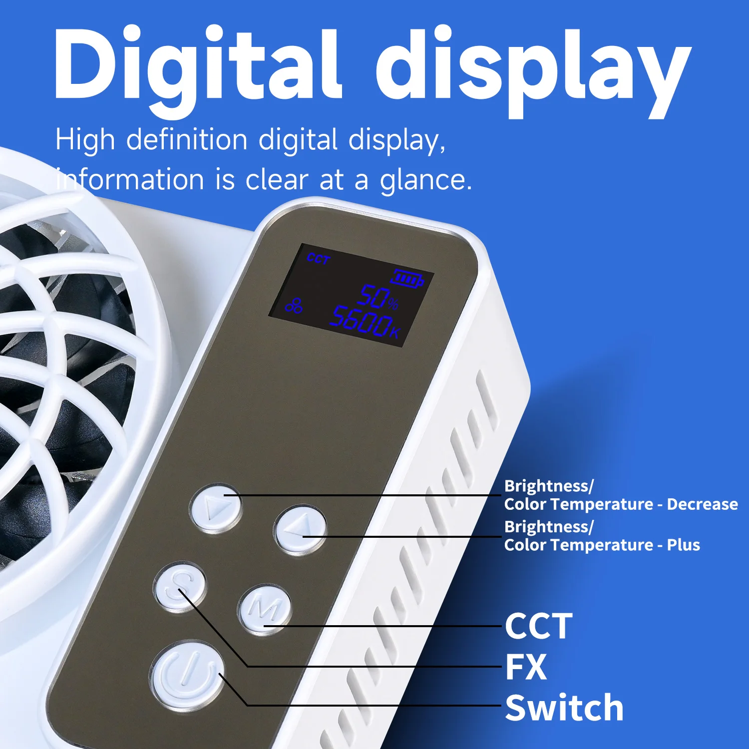 Portable 100W Photography Pocket Light K100 Full Color Soft Fill Light Portrait Shooting COB Light Multi-Scene Applicable Lamp