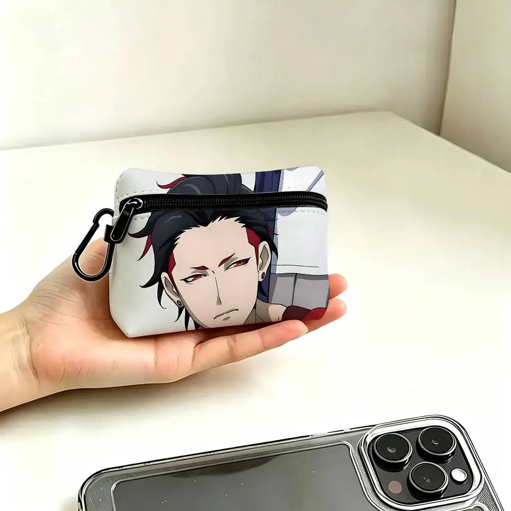 1pc Saga Latour Visual Prison Coin Purse With Carabiner Hook Portable Key Card Wallet Small Zipper Storage Pouch