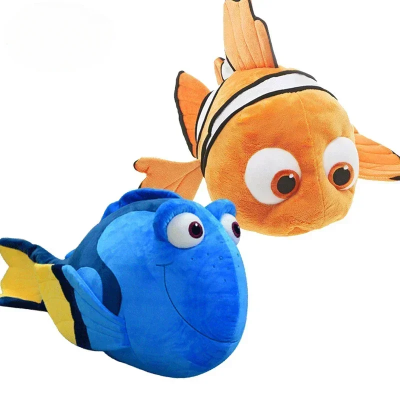 Disney dos desenhos animados encontrar nemo dory dolly brinquedo de pelúcia kawaii boneca decoração do quarto palhaço peixe boneca de pelúcia crianças presente aniversário