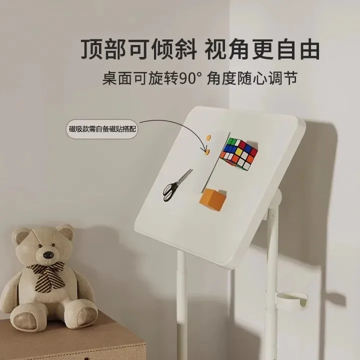 طاولة السرير المتنقلة قابلة للطي مكتب الكمبيوتر غرفة نوم مع عجلة رفع مكتب غرفة المعيشة كتاب صغير أريكة طاولة جانبية الكمبيوتر الملياف #4