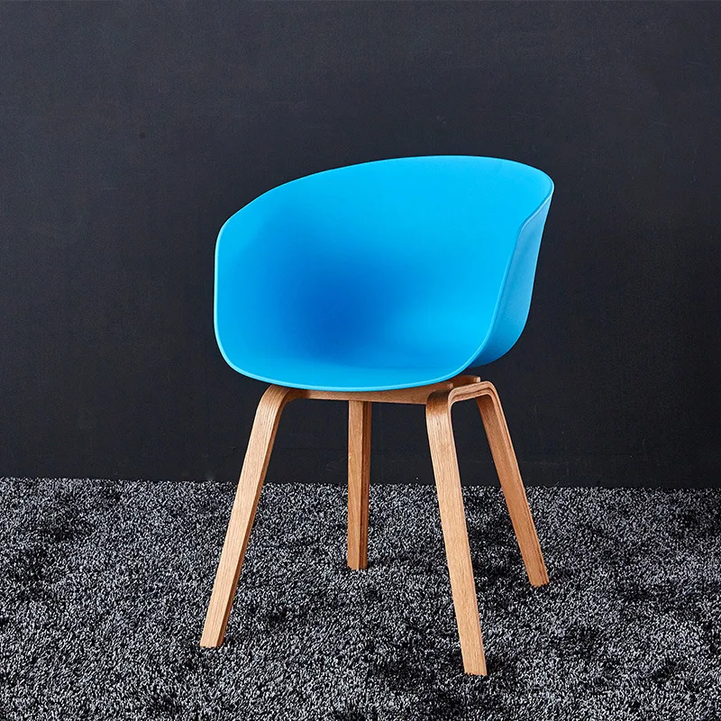 

Plastic dining chair, adult backrest, armchair, wood plastic hotel conference chair, dining chair, office chair, leisure chair